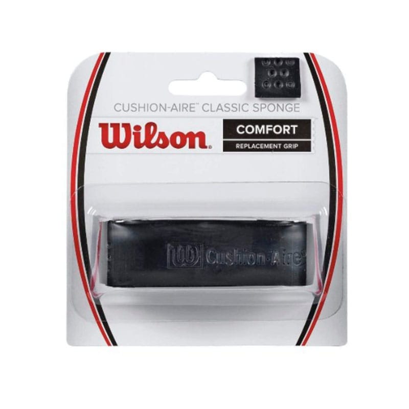 Sponge grip Cushion-Aire Classic Comfort Sponge Tennis Racquet Replacement Grip Black - Image 1