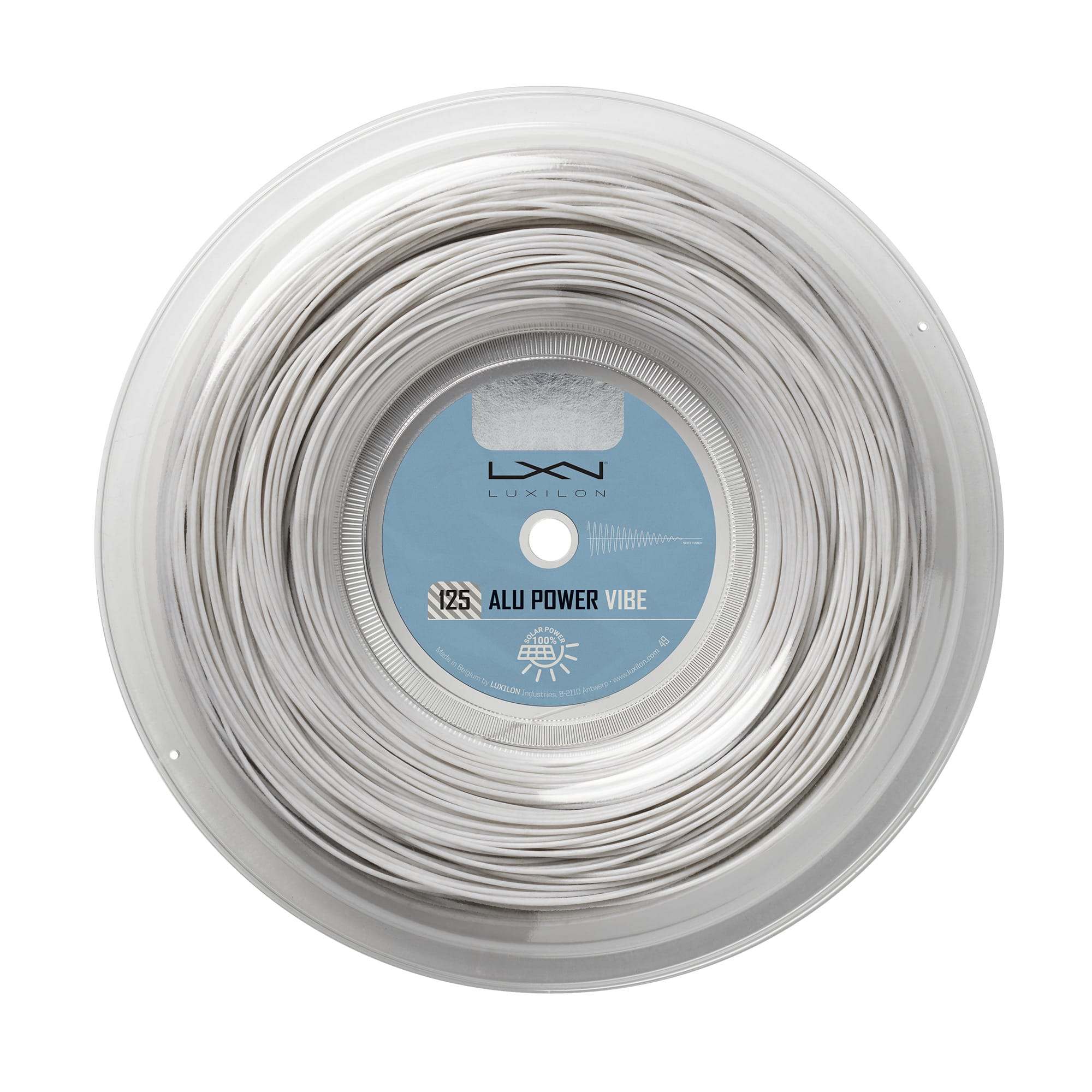 WR8306701_0_AlU_Power_Vibe_125_200M_Reel_WH.png.high-res Luxilon Alu Power Vibe Coil White/Pearl 125 - Image 1