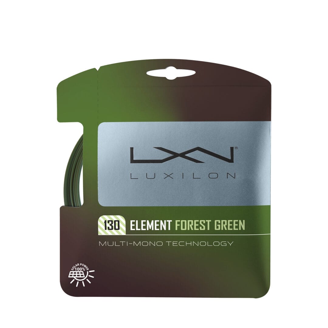 WR8309301_0_Element_130_Set_ForestGreen.png.high-res Luxilon Element Forest Green 130 Tennis String - Set - Image 1