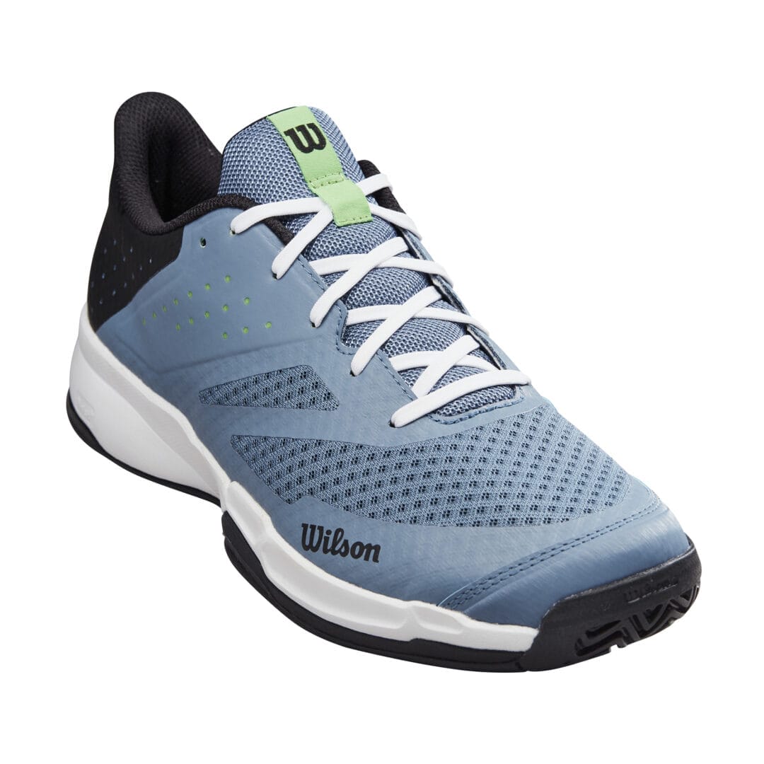 ウィルソン KAOS STROKE 2.0 男性 テニスシューズ 26cm Mens Kaos Stroke 2.0 China Blue / Black Tennis Shoe - Wilson South