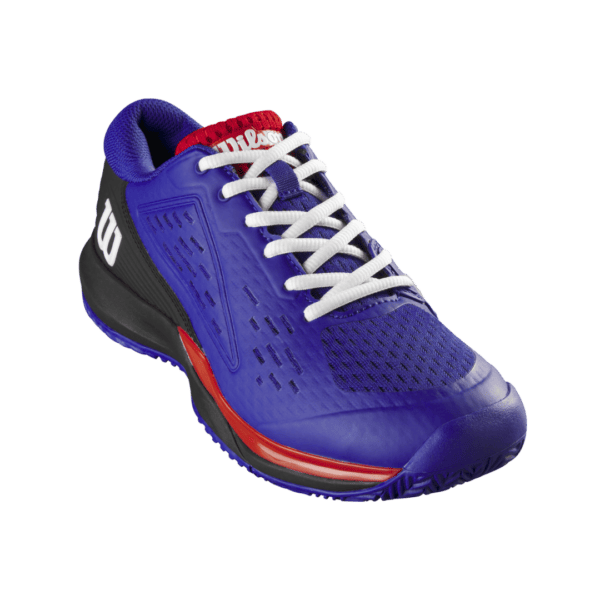 Junior Rush Pro Bluing / Black / Orange Tennis Shoe